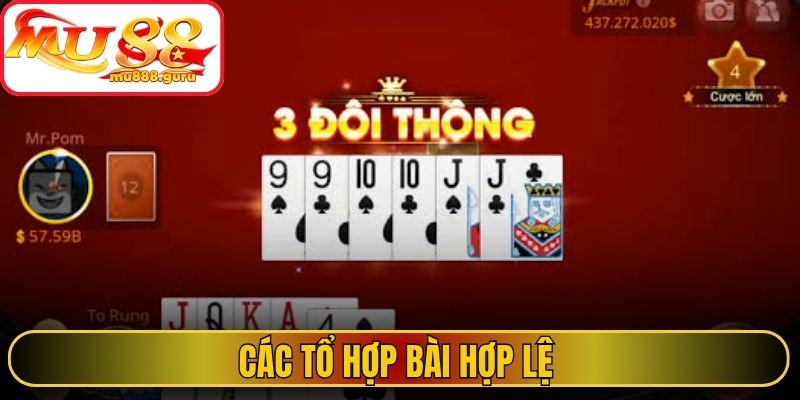 Các tổ hợp bài hợp lệ 